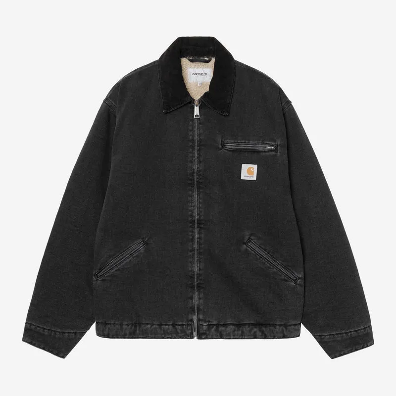 Carhartt WIP HEREN OG Detroit Maitland denimjack | Zwart / Zwart