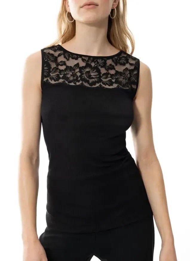 Mey Wollen hemd dames - Kant - Wool Love