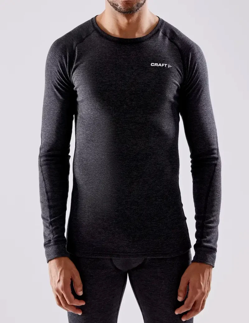 Craft Core Merino Wol - Thermoshirt heren Lange mouw