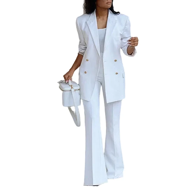 Dames Tweedelig Pak Met Blazer En Broek