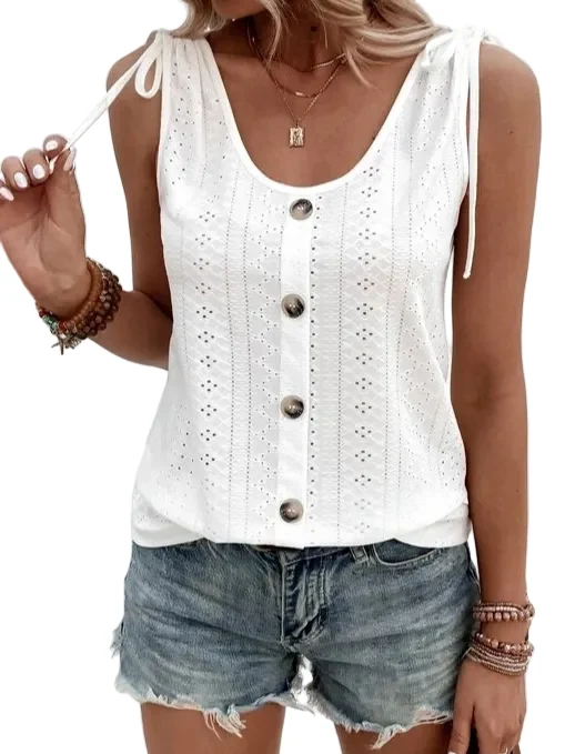 Dames Zomertanktop Mouwloos