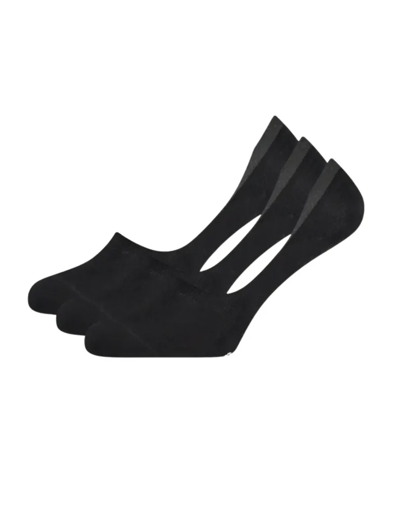 3 paar onzichtbare ‘ Loafer ’-sokken – zwart