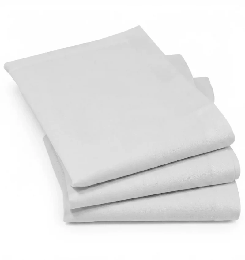 Tiseco 12 Stuks - Dames zakdoeken Luxe wit