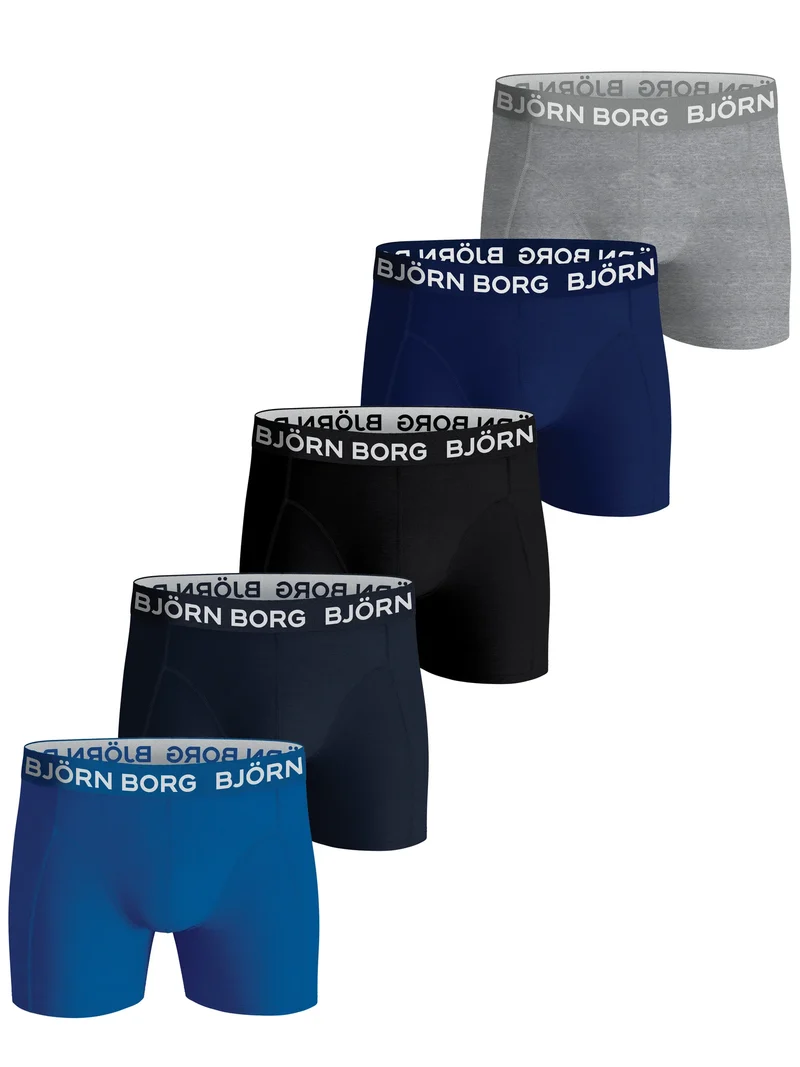 Bjorn Borg 5-Pack jongens boxershorts - Solid