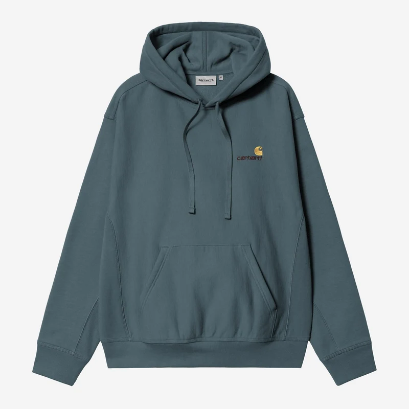 Carhartt WIP HEREN American Script Hoodie | Kantoorblauw
