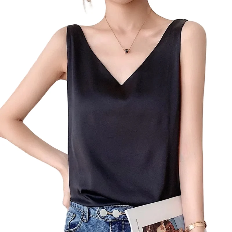 Dames Tanktop Mouwloos Minimalistisch Moderne Stijl