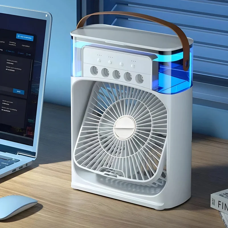 Draagbare 3-in-1 Aircooler met Ventilator en Luchtbevochtiger