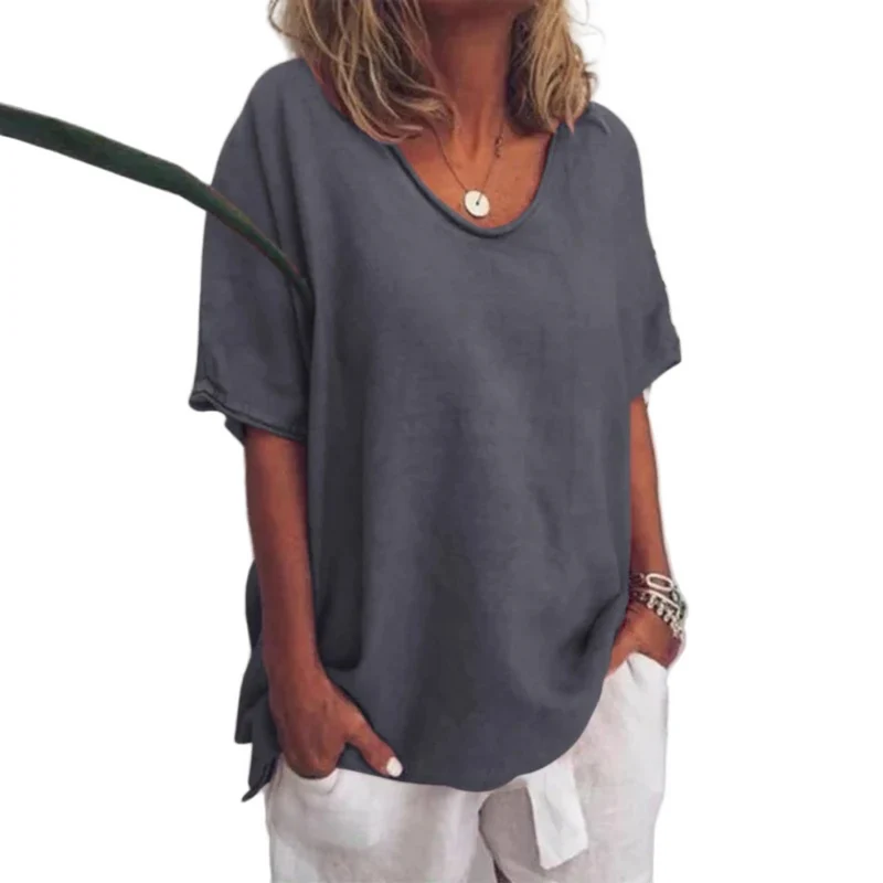 Dames Blouse Losse Pasvorm met Lange Mouwen