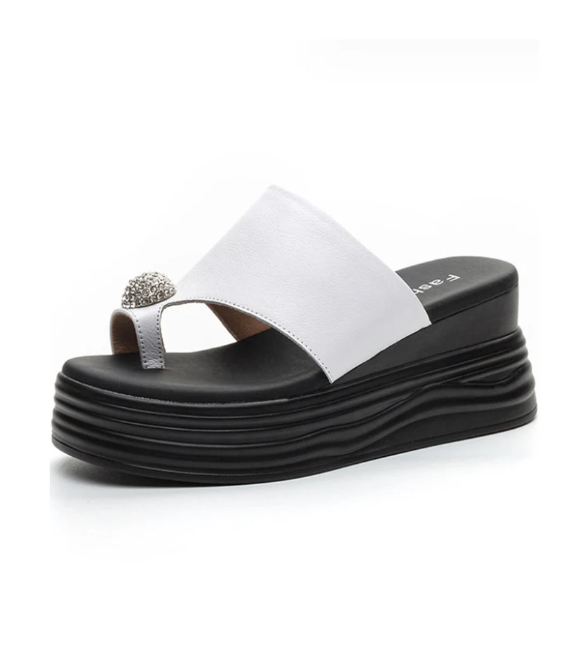 Dames Slippers Met Splitsplatform