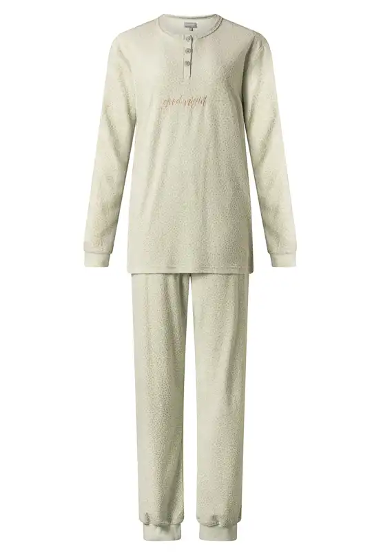 Cocodream dames pyjama velours - lange mouwen - Good Night