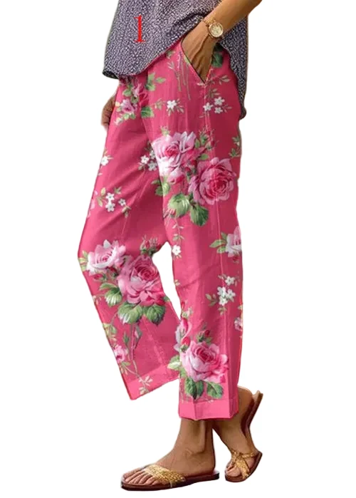 Dames Casual Broek met Print
