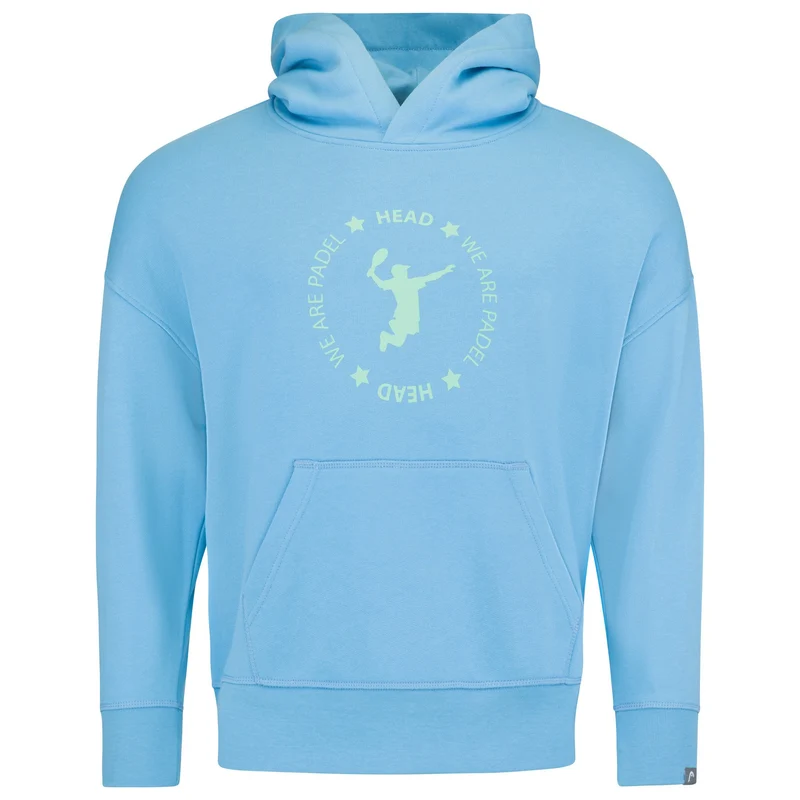 Head Padel Hoodie Unisex Light Blue