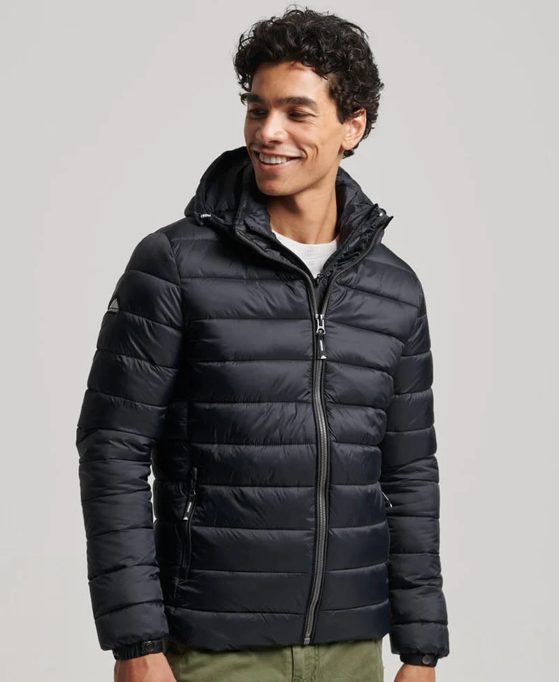 Superdry Sport Classic Fuji Puffer Jacket Men Black
