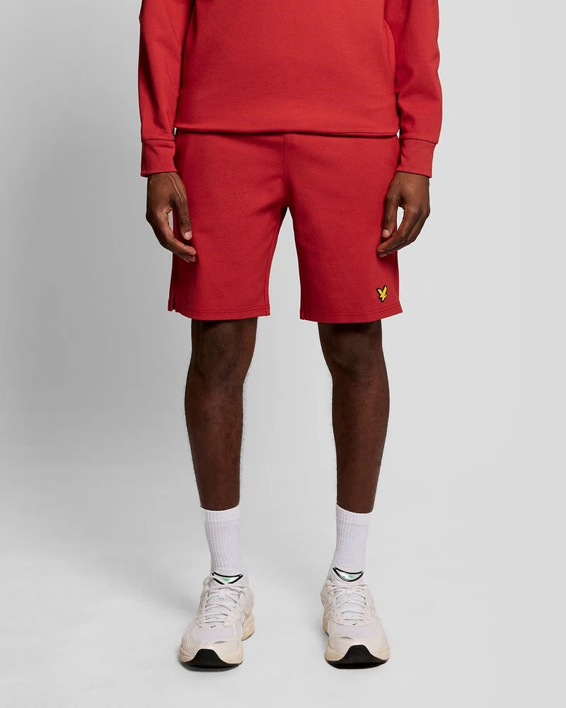 Lyle & Scott Lichtgewicht sportshorts voor heren | Granaat