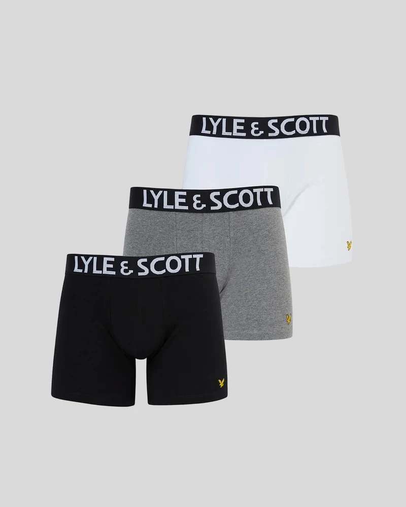 Lyle & Scott Daniel boxershorts voor heren | 3-pack | Gemengd