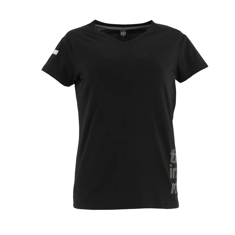 Indian Maharadja Kota Women Shadow Tee Black