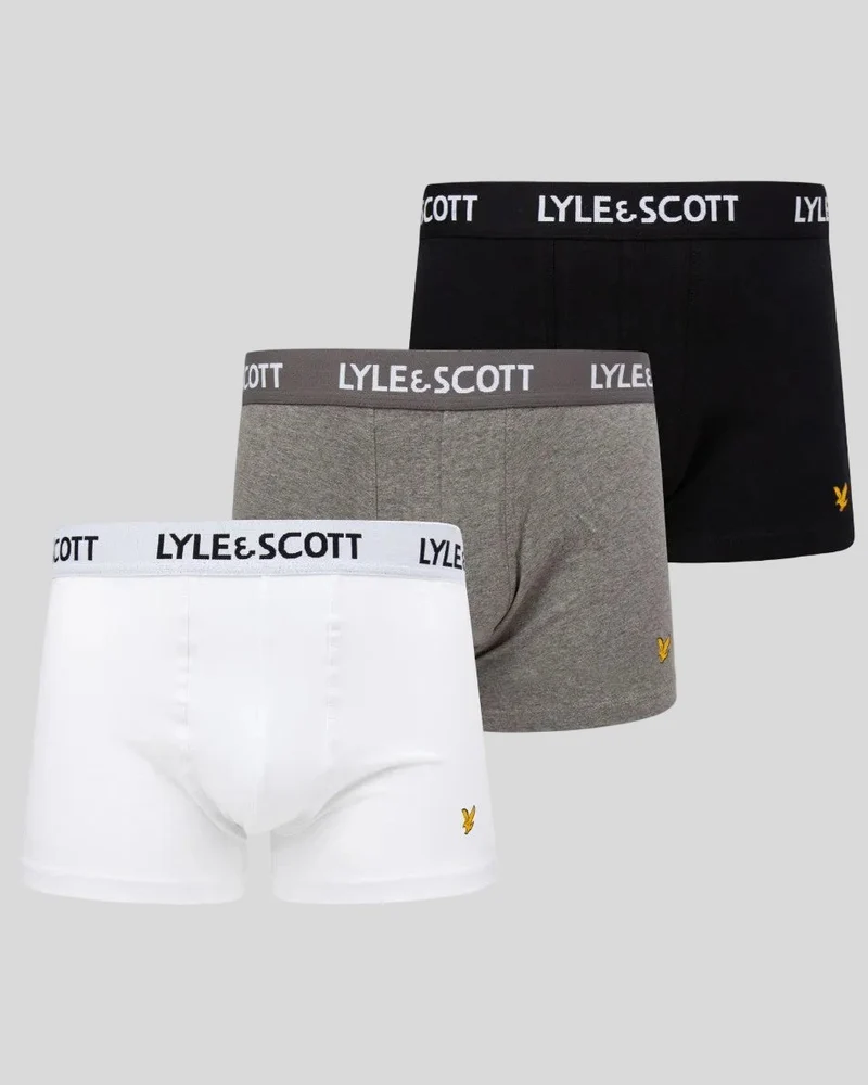 Lyle & Scott Barclay boxershorts voor heren | 3-pack | Gemengd