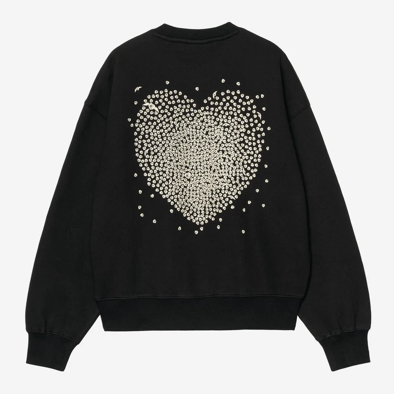 Carhartt Dames Hearts of Hartts Sweatshirt | Zwart