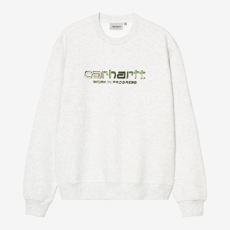 Carhartt WIP Heren Solar Chrome Sweatshirt | Ash Heather