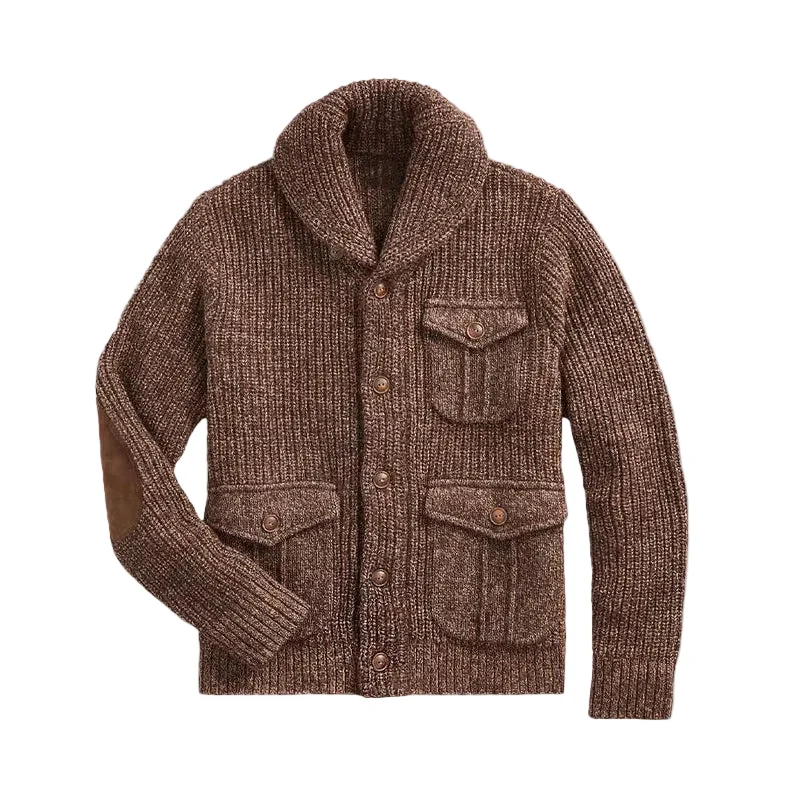 Heren Cardigan Vintage Stijl