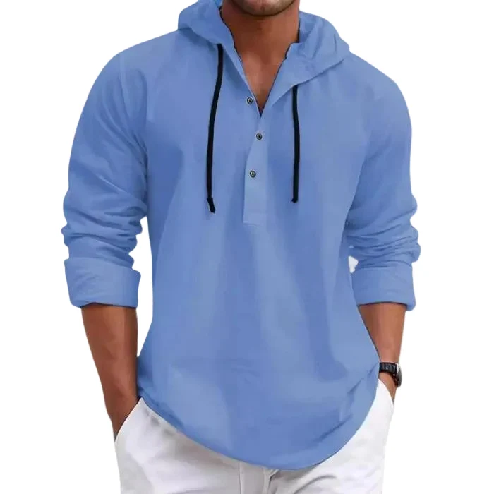 Heren Weekendshirt met Capuchon Casual Stijl