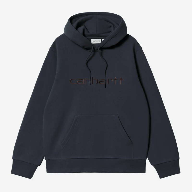 Carhartt WIP HEREN Carhartt Hoodie | Diepe Nacht / Palisander