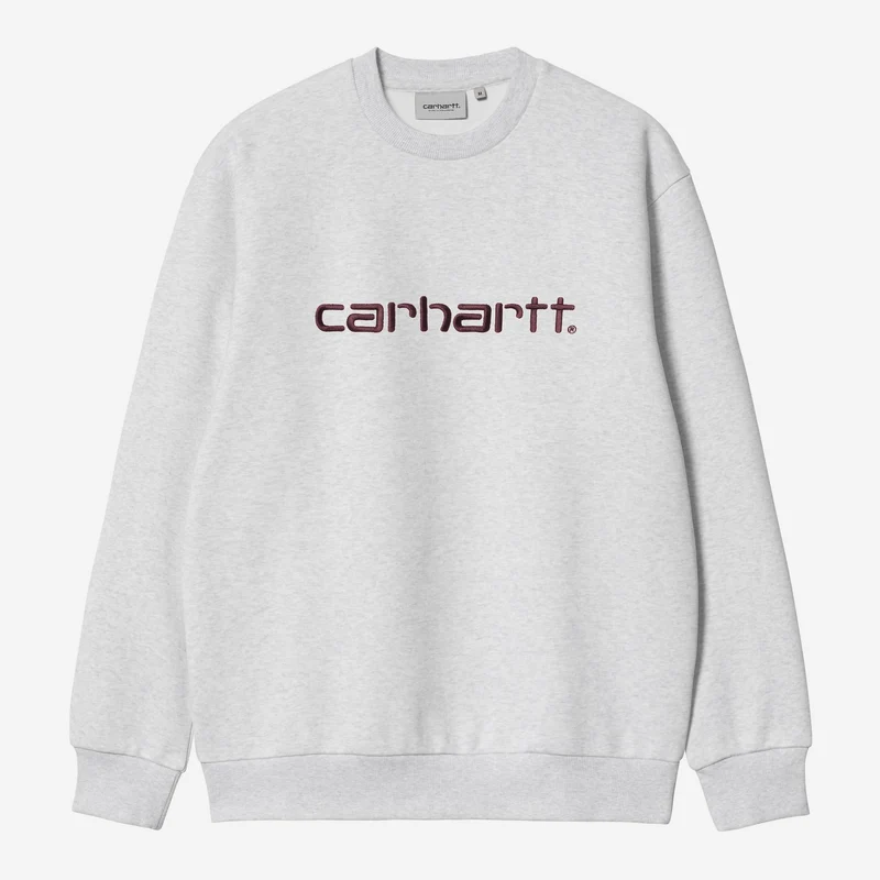 Carhartt WIP HEREN Carhartt Sweattop | Ash Heather / Rondo