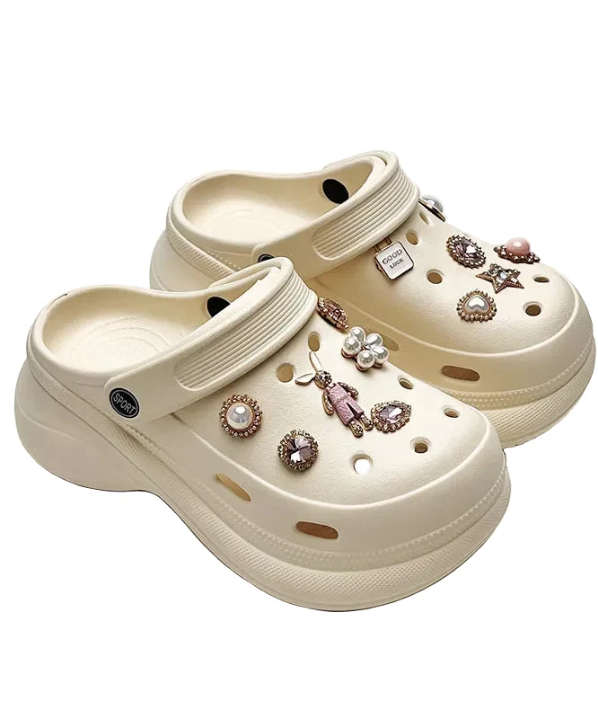 Dames Slippers Platform Uitgehold Casual