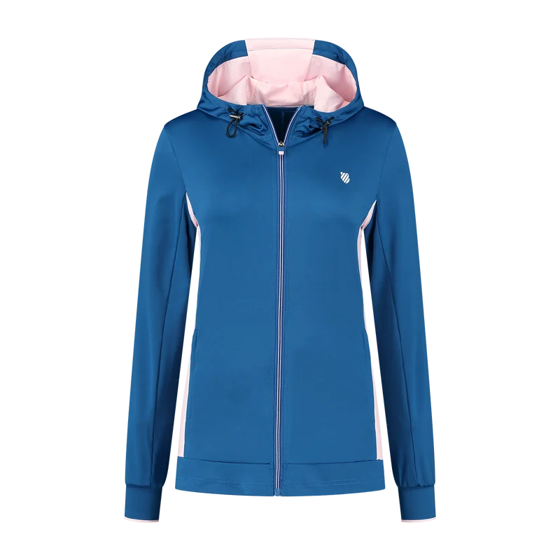 K-Swiss Hypercourt Tracksuit Stretch Jacket Blue-Pink