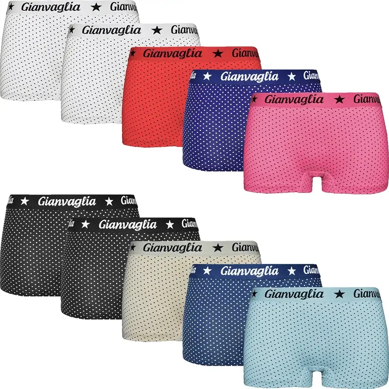 Gianvaglia 10-pak dames short - Dots-2