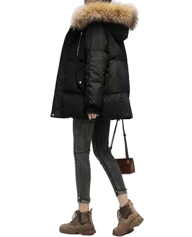 Dames Winterjas met Capuchon
