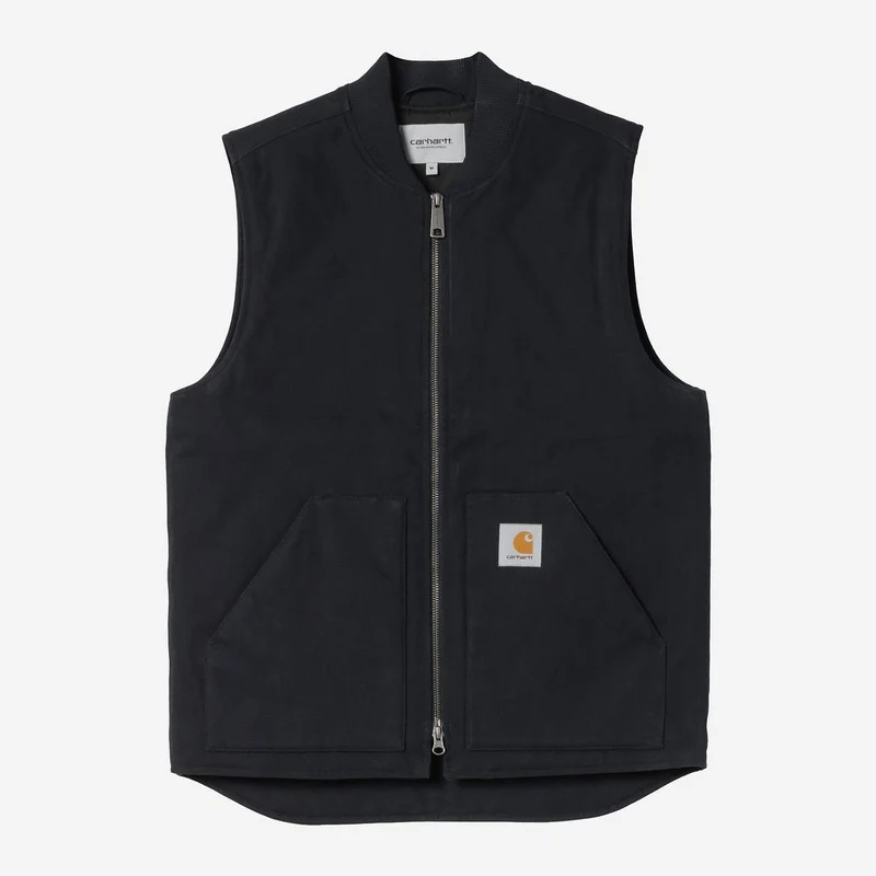 Carhartt WIP Heren Klassiek Vest | Donker Marineblauw Stijf