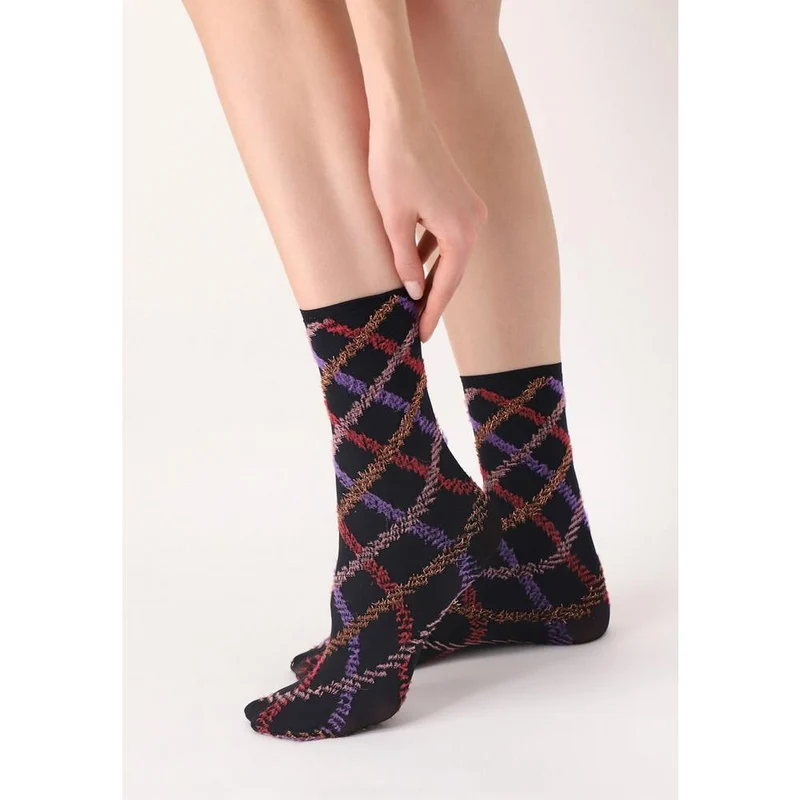 Fur Tartan 50 Sok VOBC67930