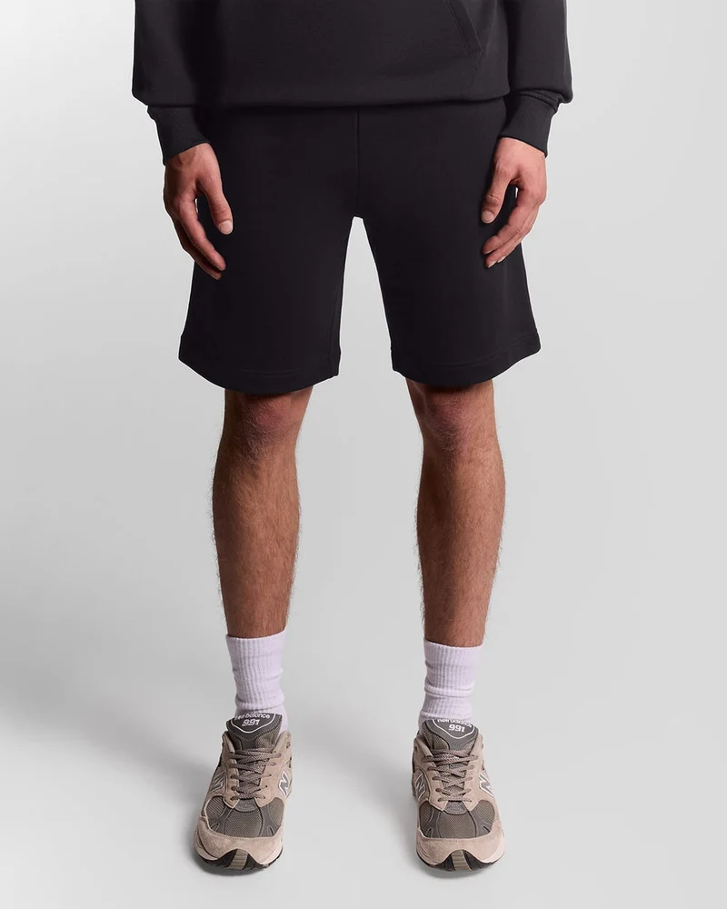 Lyle & Scott Heren katoenen joggingbroek | Gitzwart