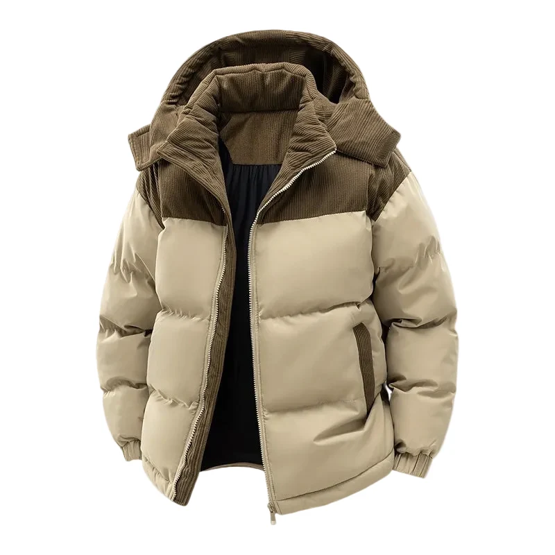 Heren Puffer Winterjas met Rits