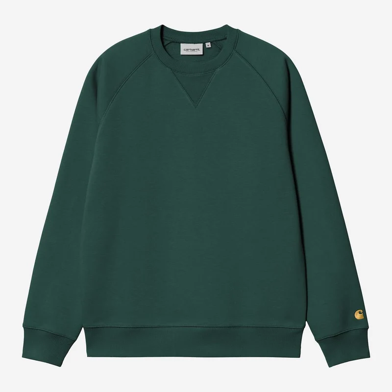 Carhartt WIP Heren Chase Sweat Top | Donker Fir