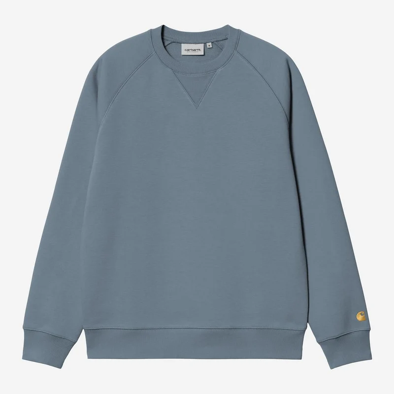 Carhartt WIP Heren Chase Sweat Top | Angelite