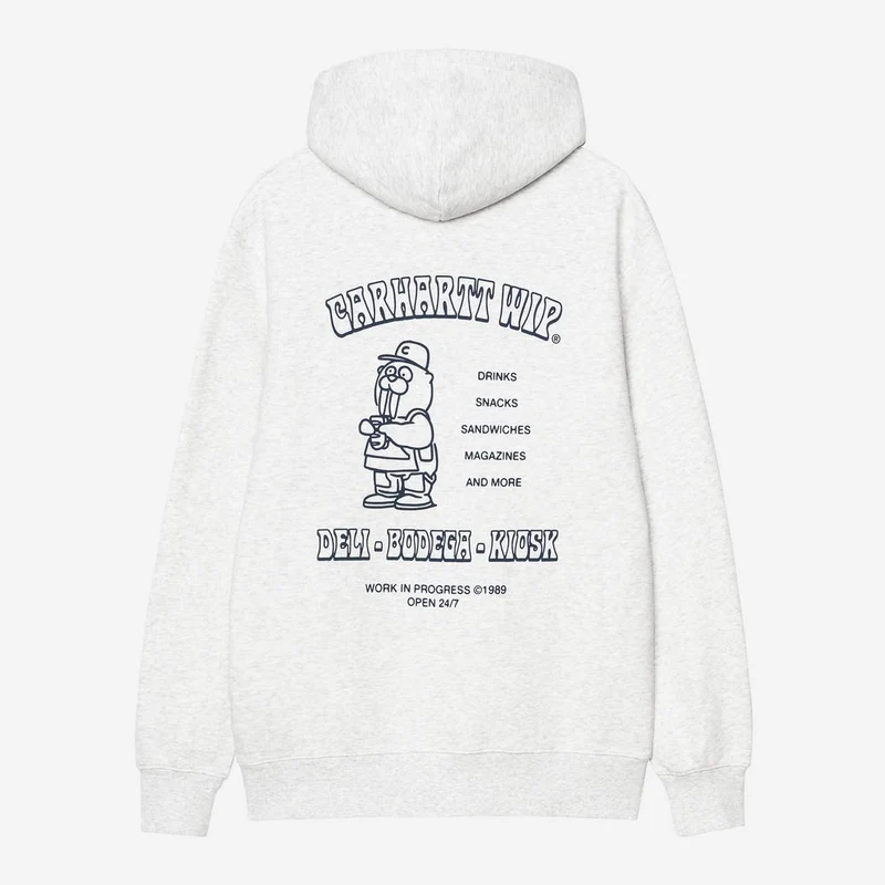 Carhartt WIP Heren Sandwich Sweat Hoodie | Ash Heather
