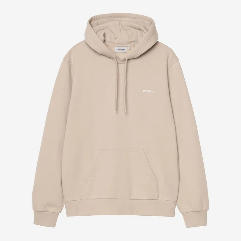 Carhartt WIP Heren Script borduurwerk hoodie | Fleur de Sel