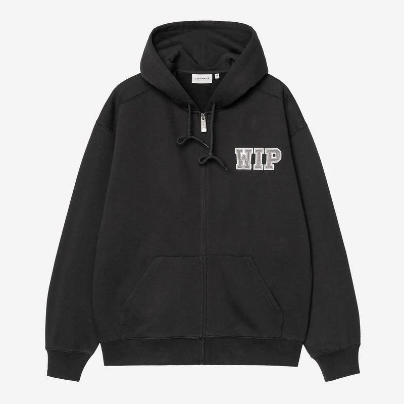 Carhartt WIP Heren Mini WIP Zip Front Hoodie | Zwart