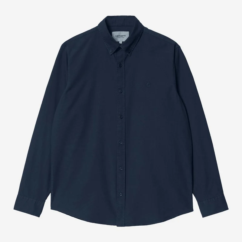 Carhartt WIP Heren Bolton overhemd | Donkerblauw geverfd