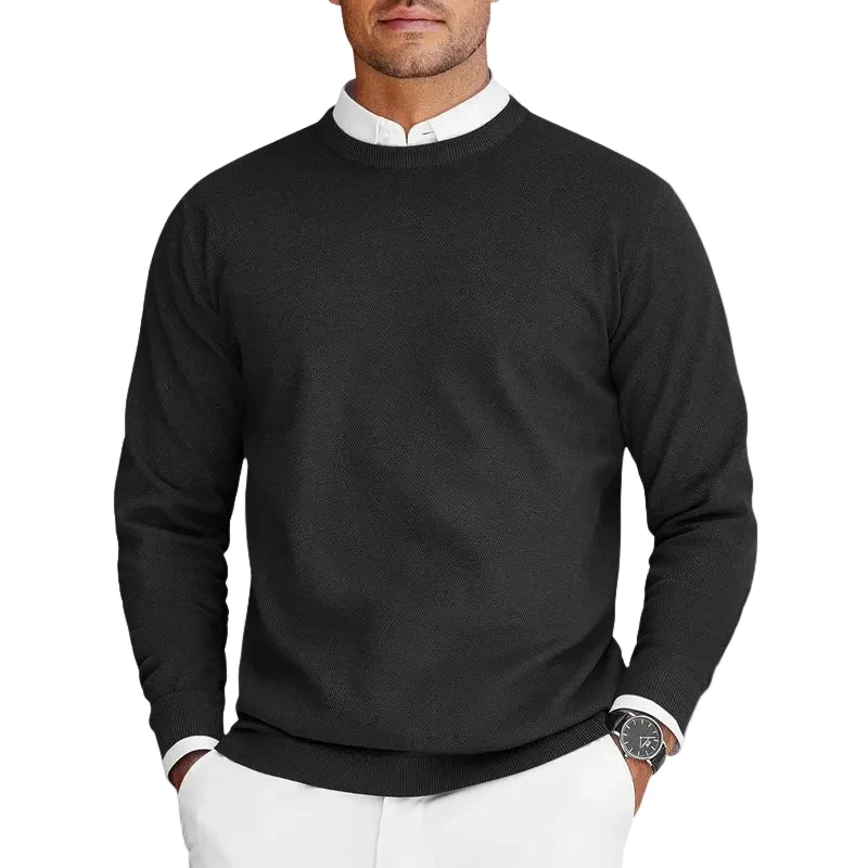 Heren Sweater Ronde Hals Casual Stijl