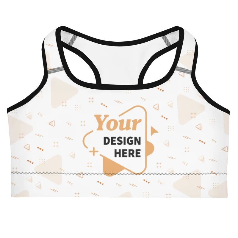 All-Over Print Sports Bra
