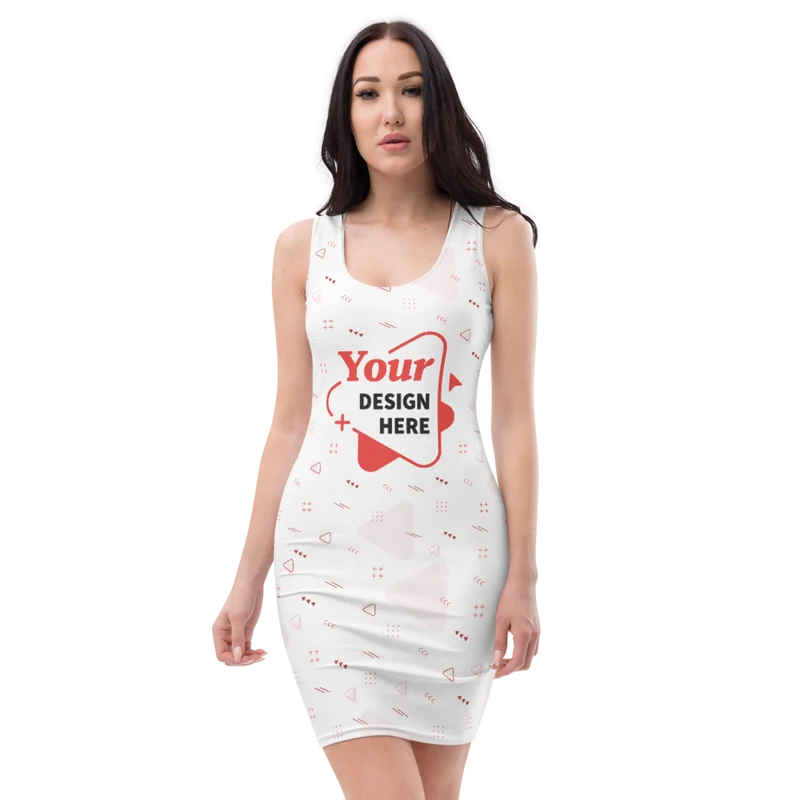 All-Over Print Dress