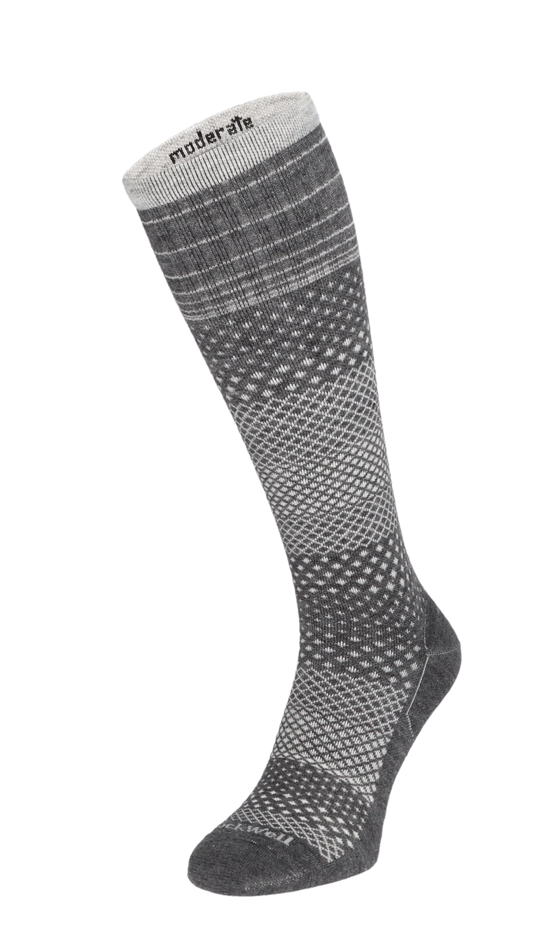 Micro Grade Dames Compressiekousen Klasse 1 Charcoal