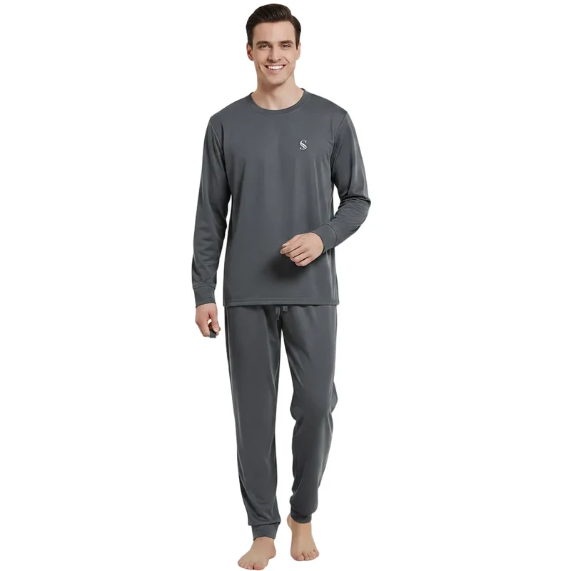 Donkergrijze loungewearset voor heren – Ultiem comfort om te ontspannen