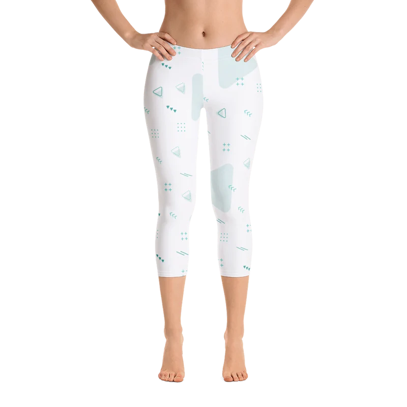All-Over Print Capri Leggings