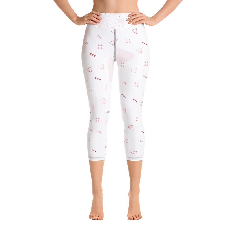 All-Over Print Yoga Capri Leggings