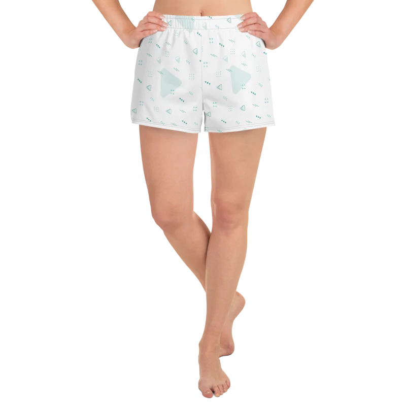 All-Over Print Women's Athletic Short Shorts