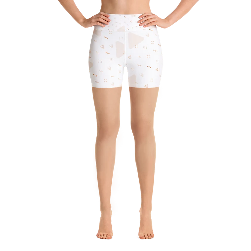 All-Over Print Yoga Shorts